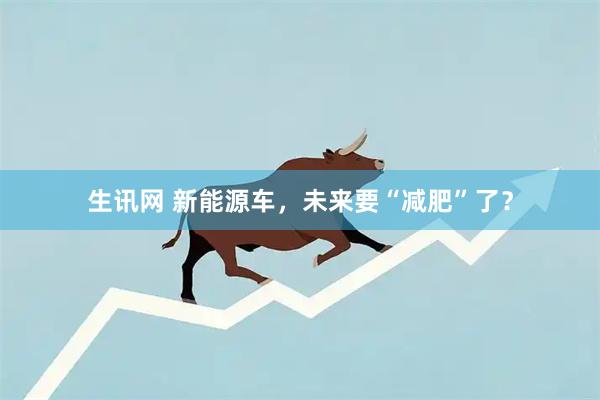 生讯网 新能源车，未来要“减肥”了？